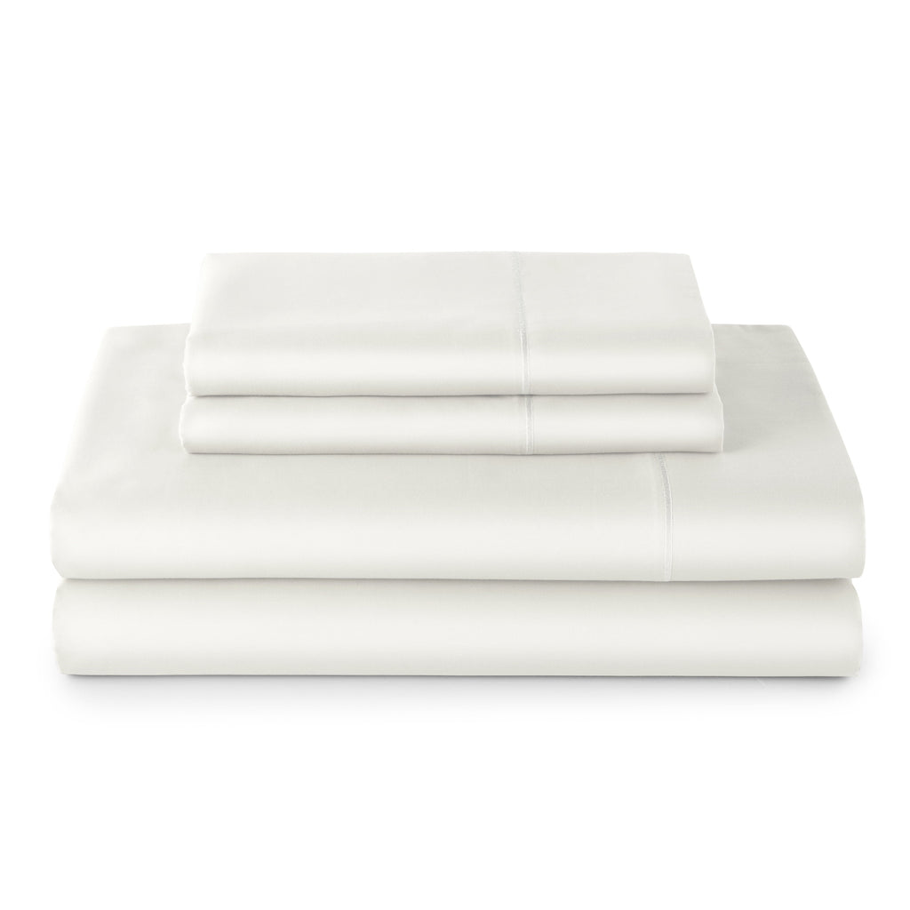 4-Piece 400 Thread Count Vanilla Dream Performance Bed Sheet Set, King