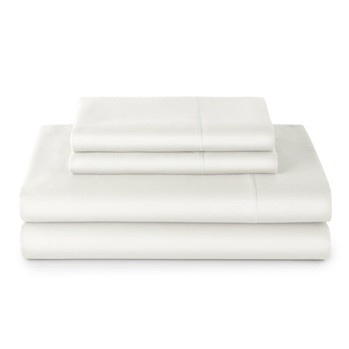4-Piece 400 Thread Count Vanilla Dream Performance Bed Sheet Set, King
