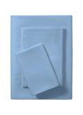 Microfiber Bed Sheet Set, Light Blue, Twin, 3 Piece