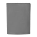 Solid Soothing-Gray Cotton Blend Fitted Sheet, Twin/Twin XL